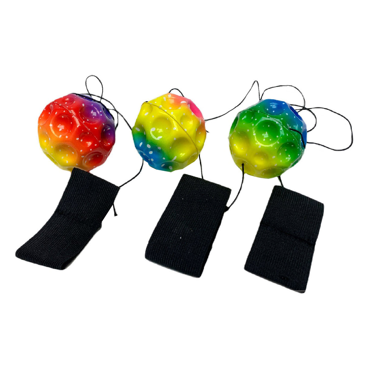 Bungeebal Regenboog auf Kabel