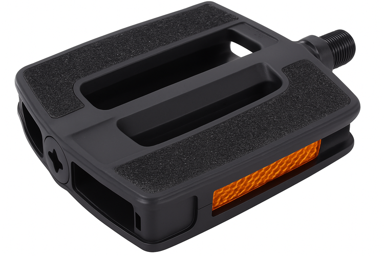 Edge Pedal Set Komfort Luxus Anti Slip Schwarz