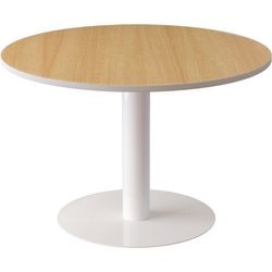 Runder Tisch Paperflow EasyOffice Melamin, Stahlbuche