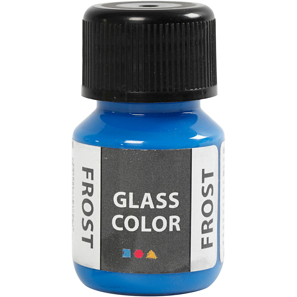 Creativ Company Glasfarbe Frost, Blau, 30 ml 1 Flasche