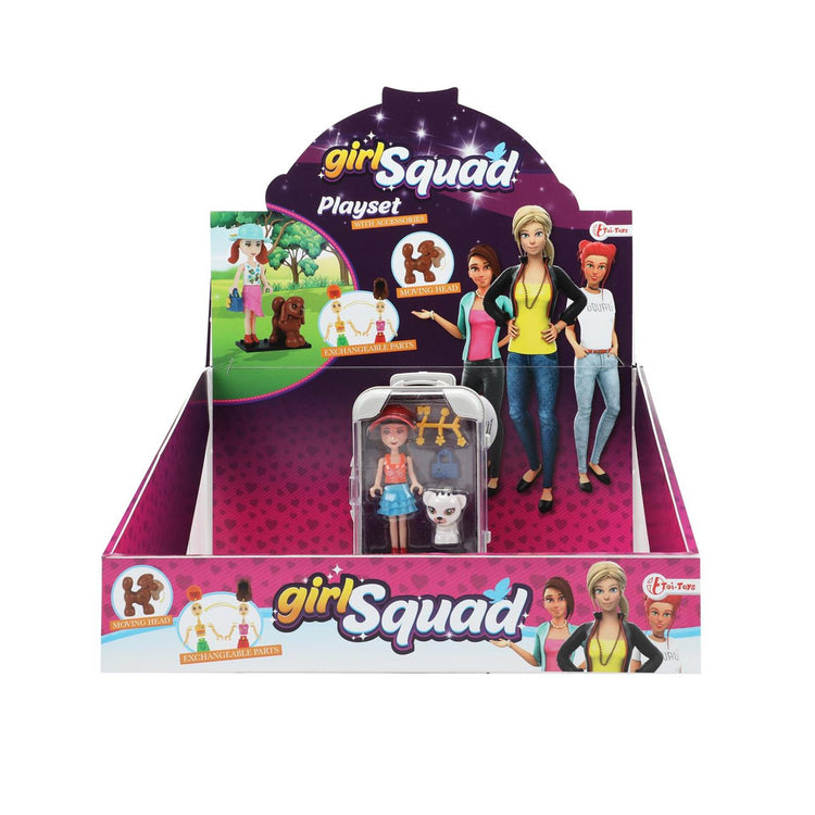 Toi-toys Girl Squad Puppe 10 cm mit Zubehör