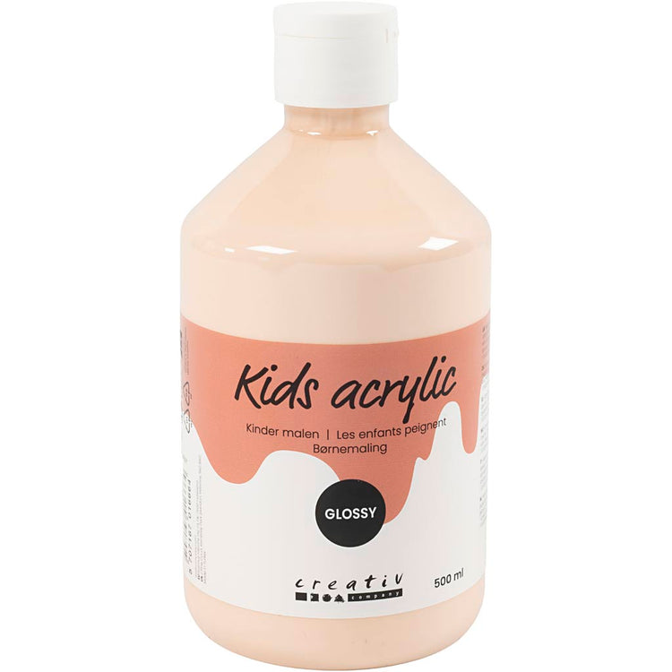 Creativ Company Acrylfarbe glänzend, leicht Beige, 500 ml 1 Flasche