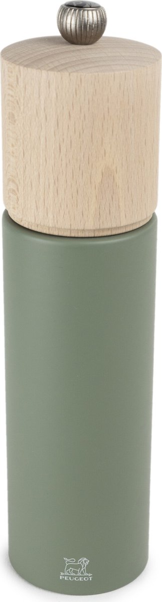 Peugeot Boreal Pfeffermühle 21 cm – Farngrün – Buchenholz