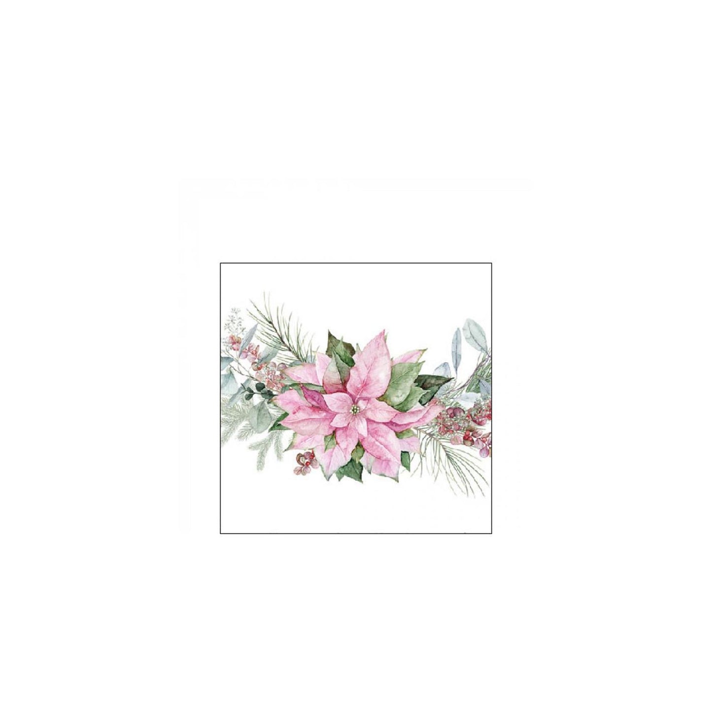 Ambiente Servietten 25cm rosa Weihnachtsstern