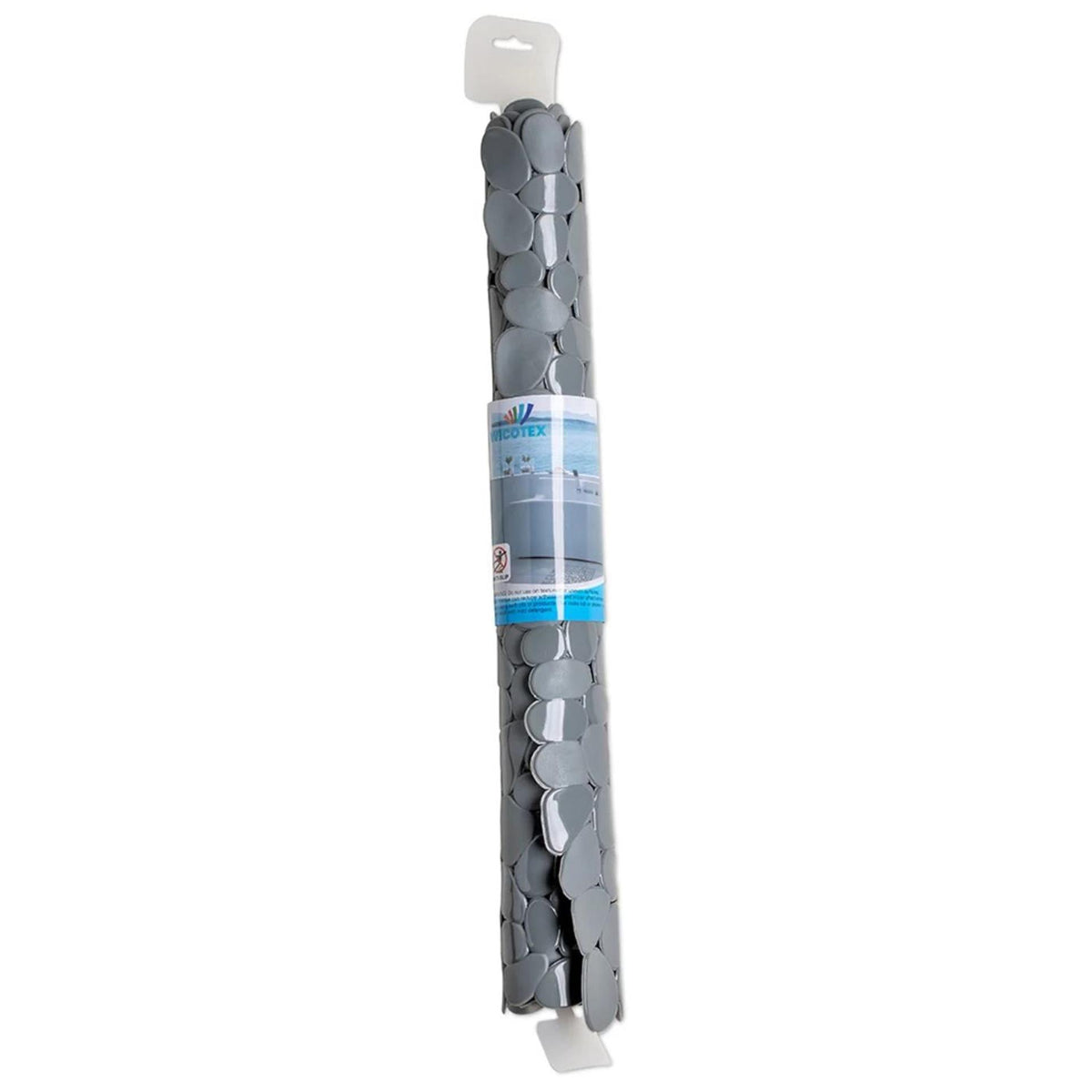 Wicotex Duschmatte Anti-Rutsch-Steine 53x53cm grau