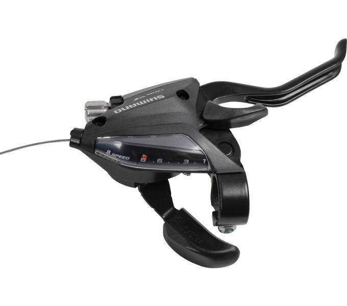 Shimano Versteller (rechts) mit Bremshebel 7 Geschwindigkeit ST-EF500 2 Finger schwarz (Workshop-Verpackung)