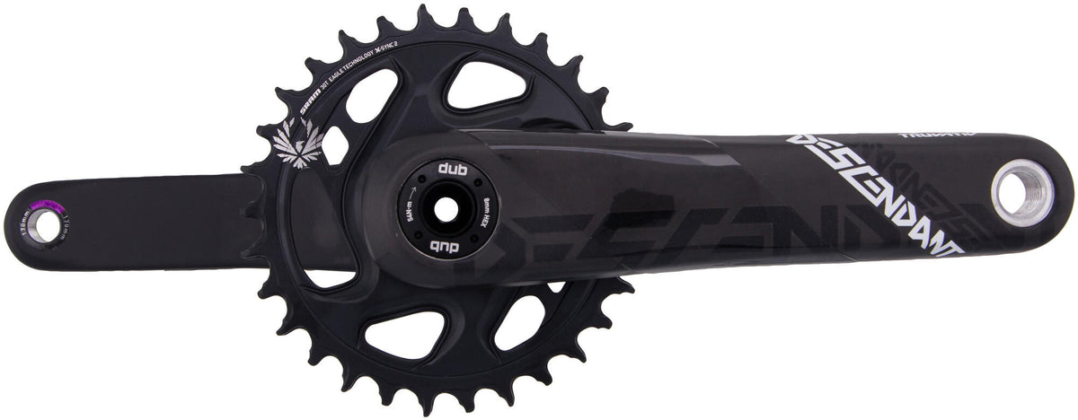 Tratvativ -Kurbel abstammen. Carbon Eagle 30T 170 mm