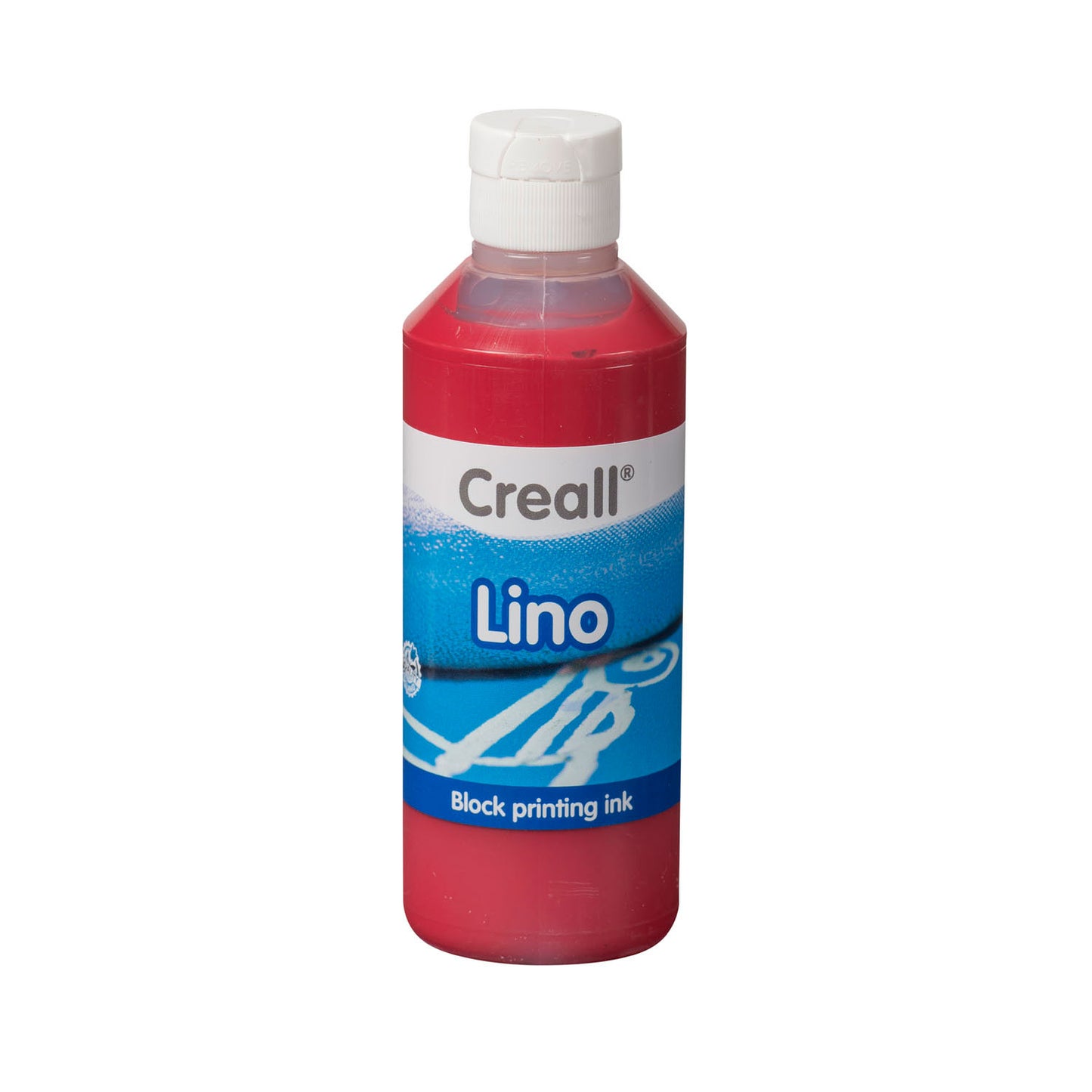 Creall Lino Blockprint Farbe dunkelrot, 250 ml