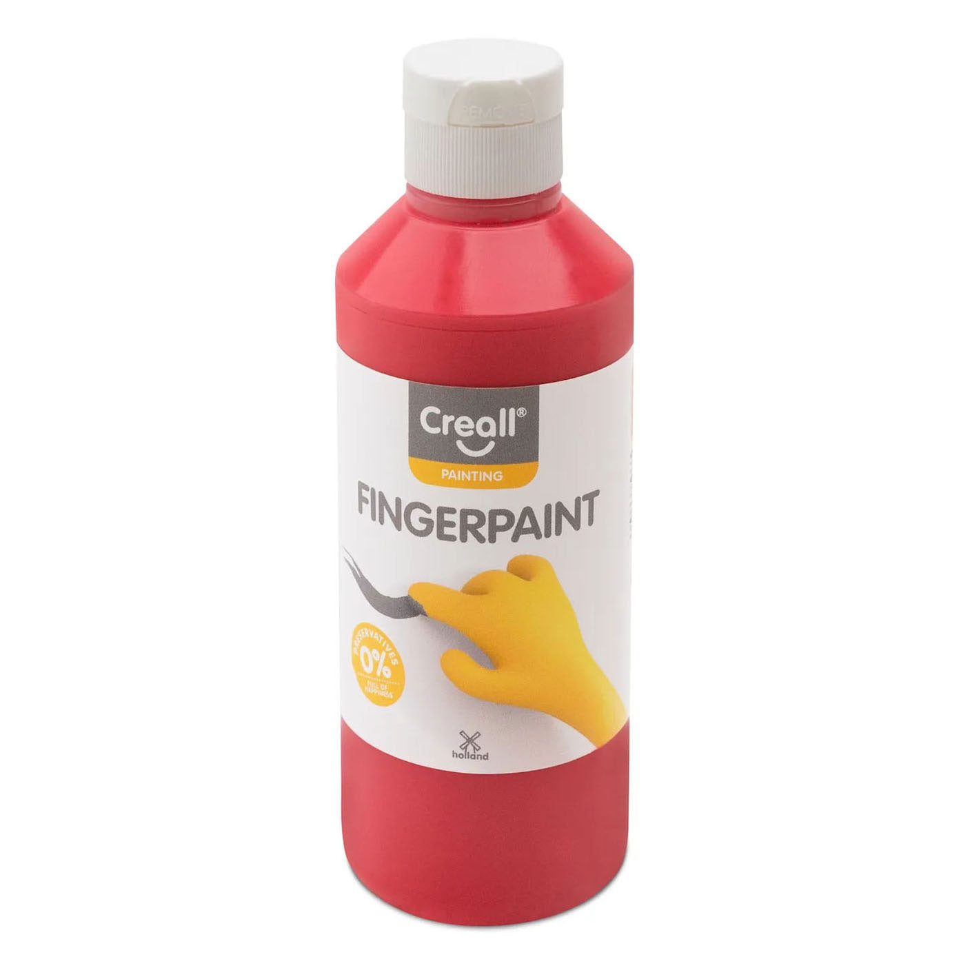 Creall Fingerfarbe konservierungsfrei rot – 250 ml
