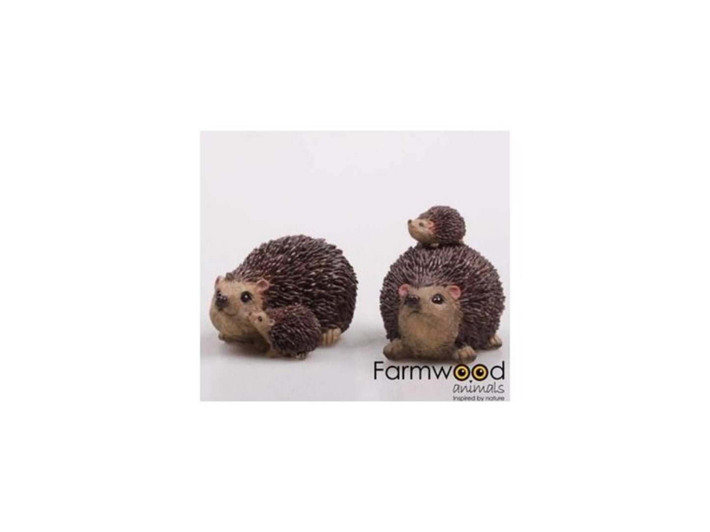 Farmwood Tiere Gartenstatue Igel mit Kind 10x7x8 cm