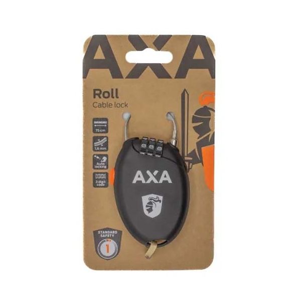 Axa Lock Kabelschlossrolle 1,6x75 Code
