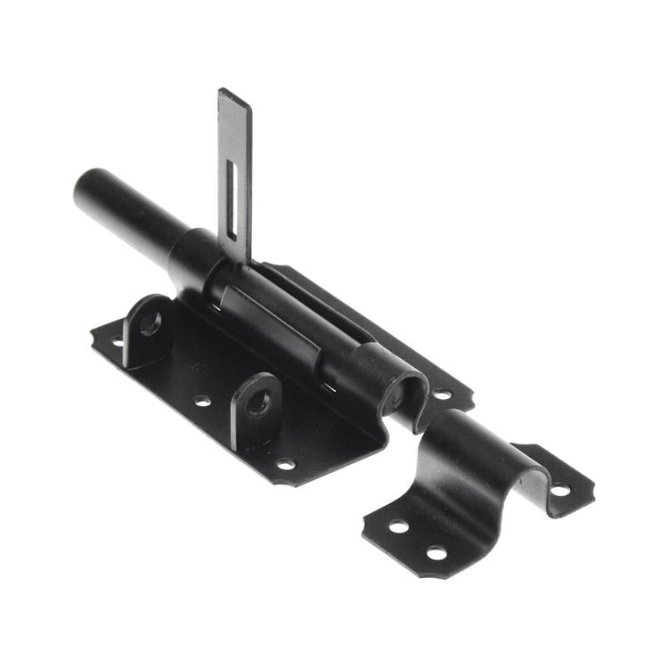 Mack 1069135 - Vorhängeschlossriegel schwarz 100 mm | 5 Stück