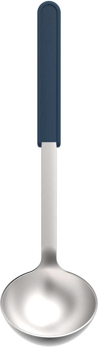 Mepal Suppenlöffel Edelstahl Chef It – 32 cm – Servierlöffel – liegt gut in der Hand – spülmaschinenfest – Küchenutensilien – Marineblau