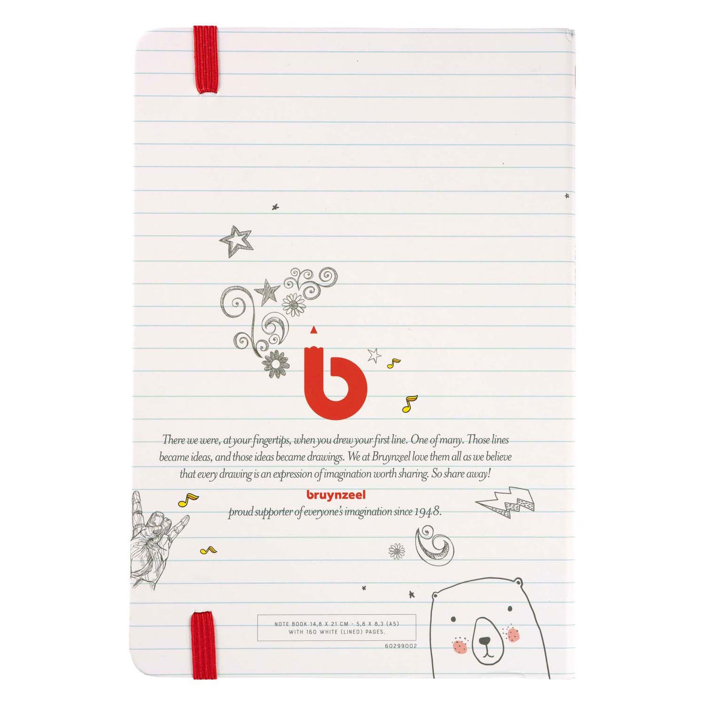 Bruynzeel Notebook A5 80 g M 160 Seiten