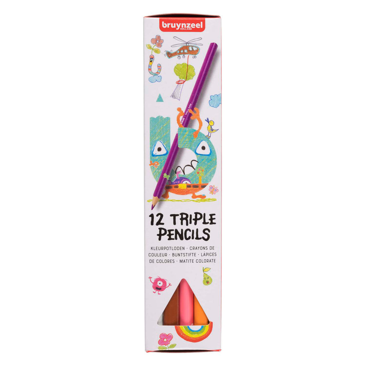 Bruynzeel dreifarbige Stifte Set 12
