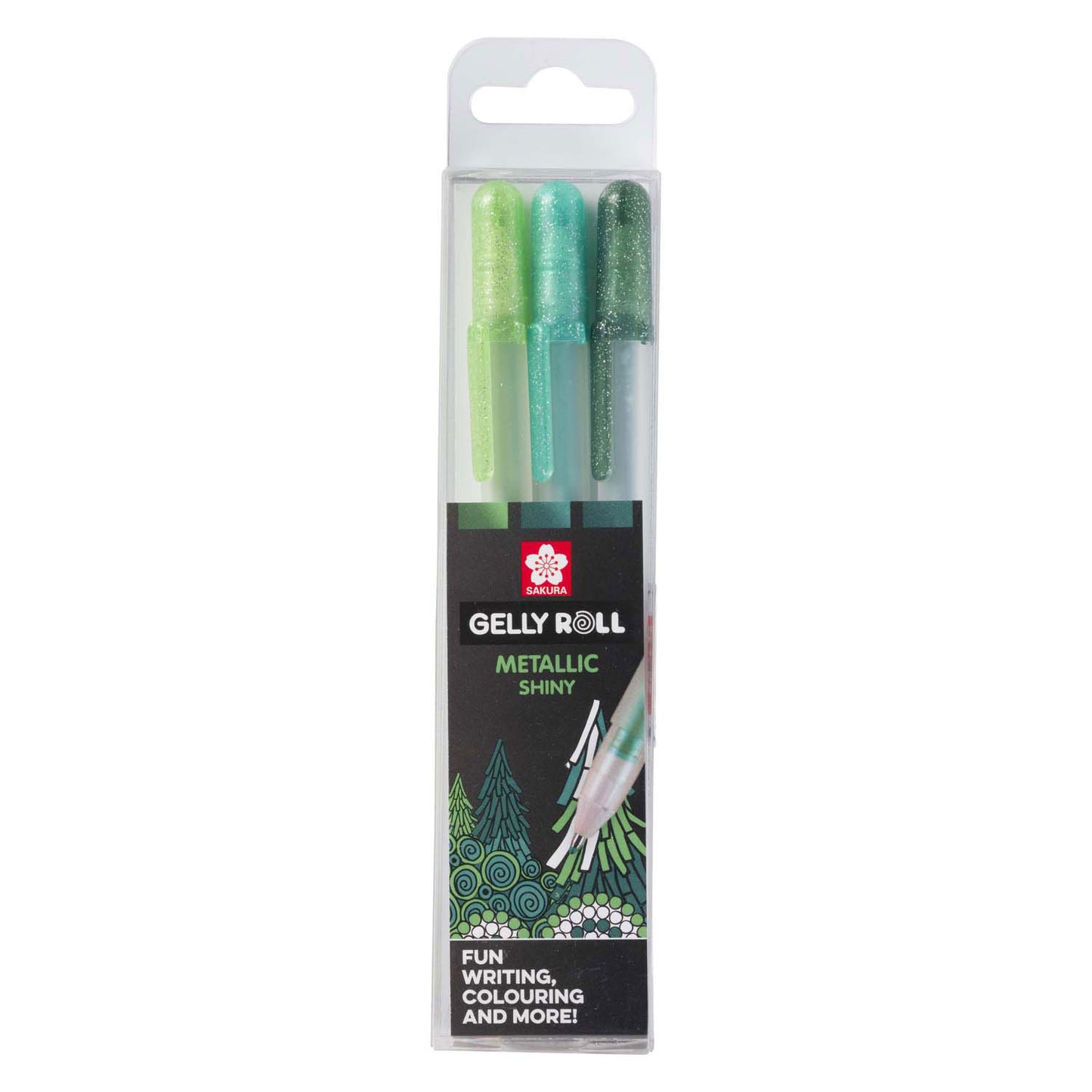 Sakura Gelly Roll Metallic Set 3 Gelpennen Wald
