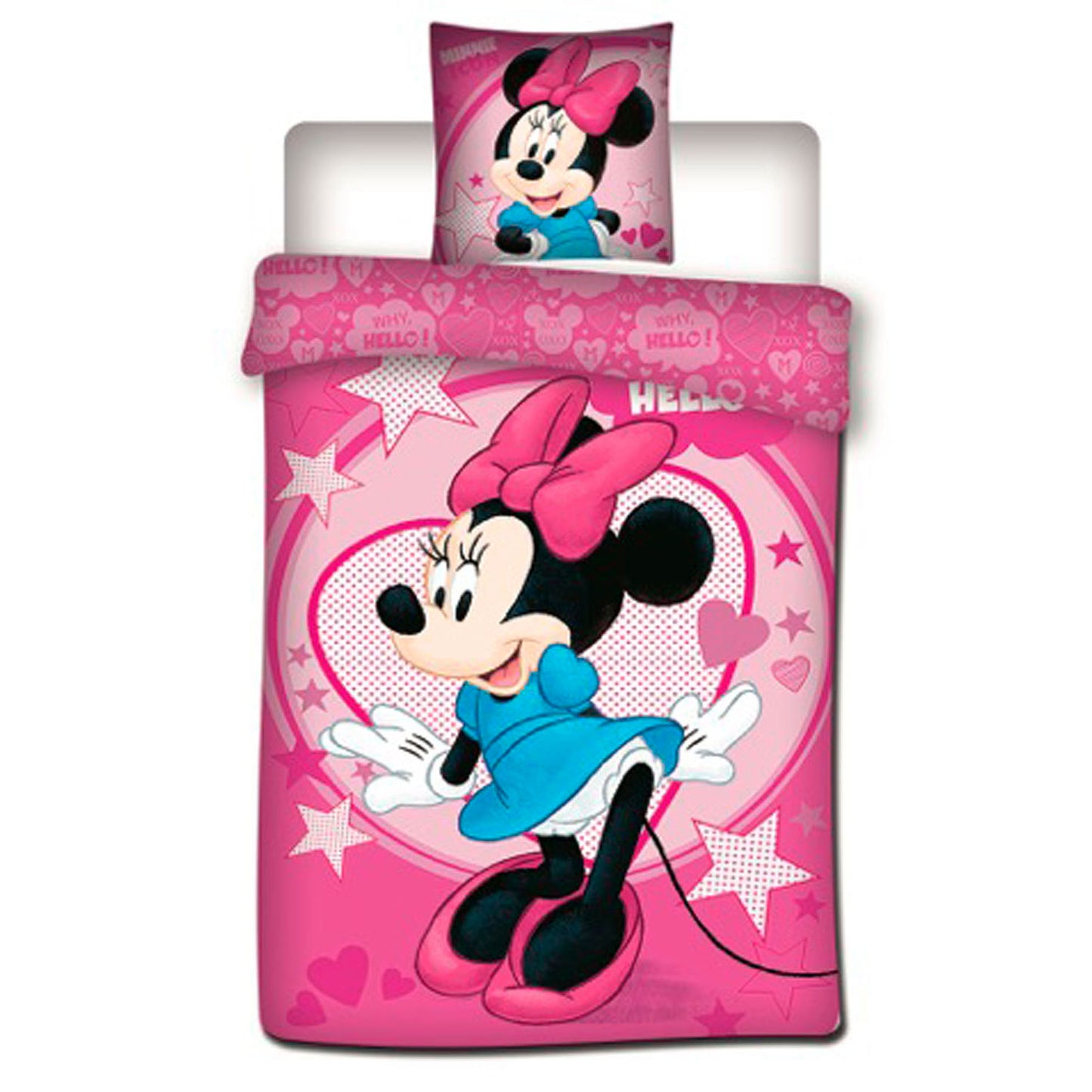 Disney Duvet Cover Minnie Mouse, 140x200 cm