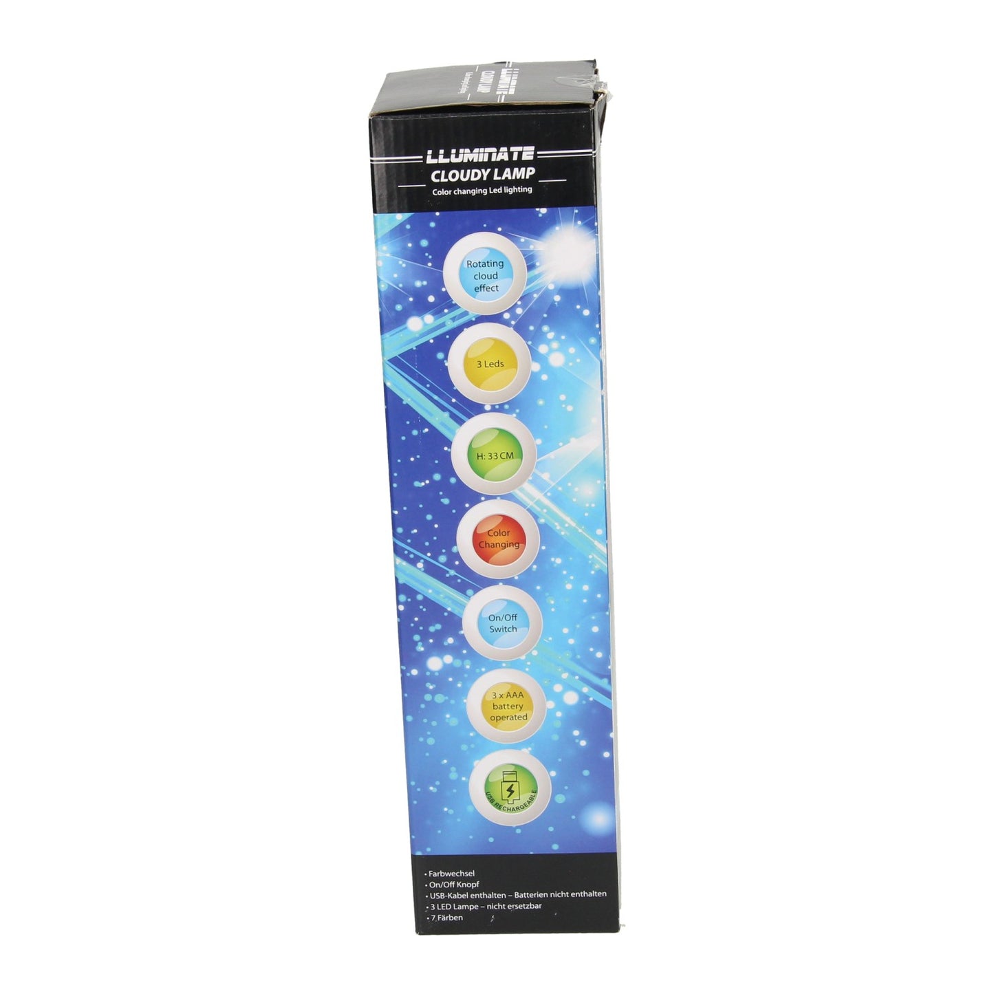 LED -Lampen bewölkt, 33 cm