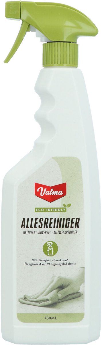 Valma umweltfreundliches Allzweck-Reinigungsspray – gebrauchsfertig – Zitrus-Eukalyptus-Duft – 750 ml