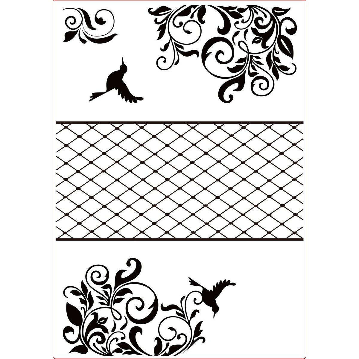 Vaessen creative • Prägeschablone Triptychon