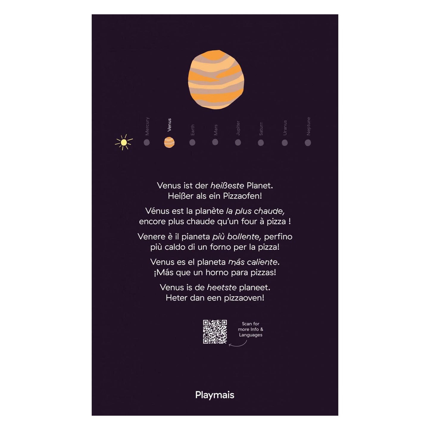 Playmais-Mosaikkarten schmücken das Sonnensystem