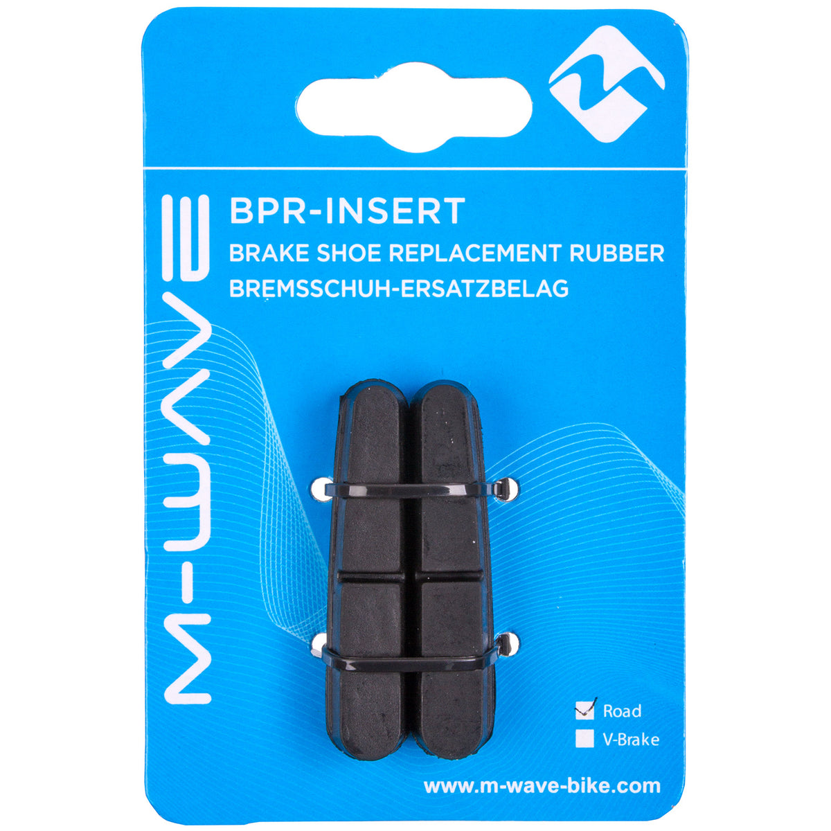 M-Wave BPR-Insert-RR-Bremsbacken-Ersatzgummi
