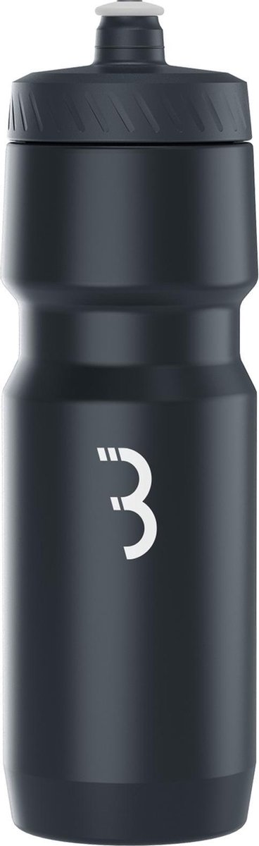 BBB Cycling Comptank XL Trinkflasche Rennrad – Fassungsvermögen 700 ml – Fahrradtrinkflasche – BPA-frei – Schwarz und Weiß – BWB-05