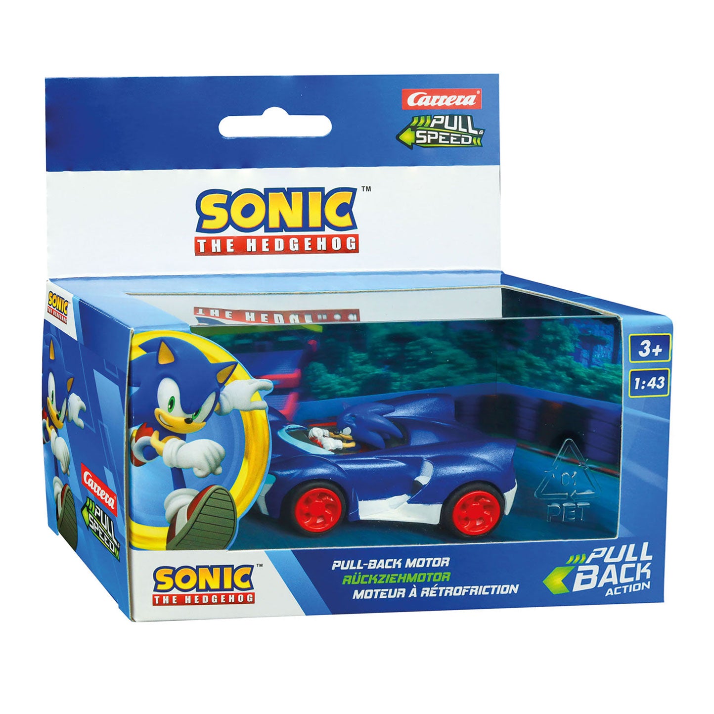 Nehmen Sie das Auto -Team Sonic Racing zurück - Sonic Speed Star