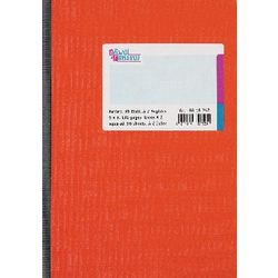 Notizbuch König Ebhardt A5 roter Index kariert