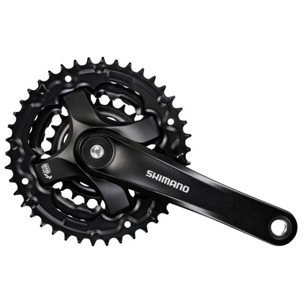 Shimano-Cranket-Turnier FC-Ty501 42-34-24 175 mm schwarz