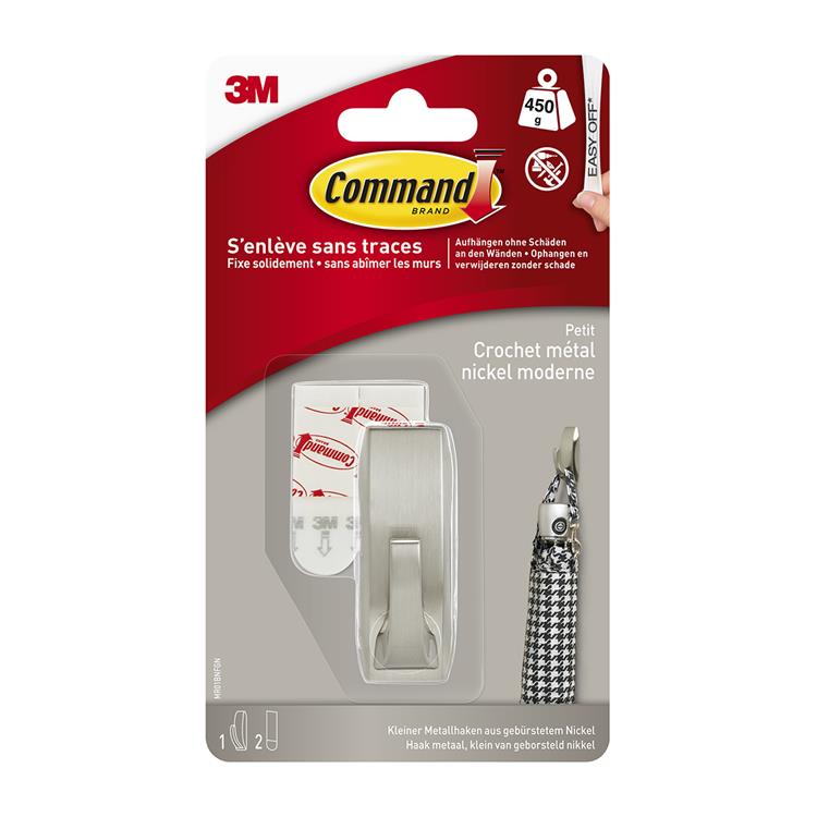 3m 1062187 - Kommandokl. Metallhaken richtig. ref. Wirkung mr01-bn | 6 Stück