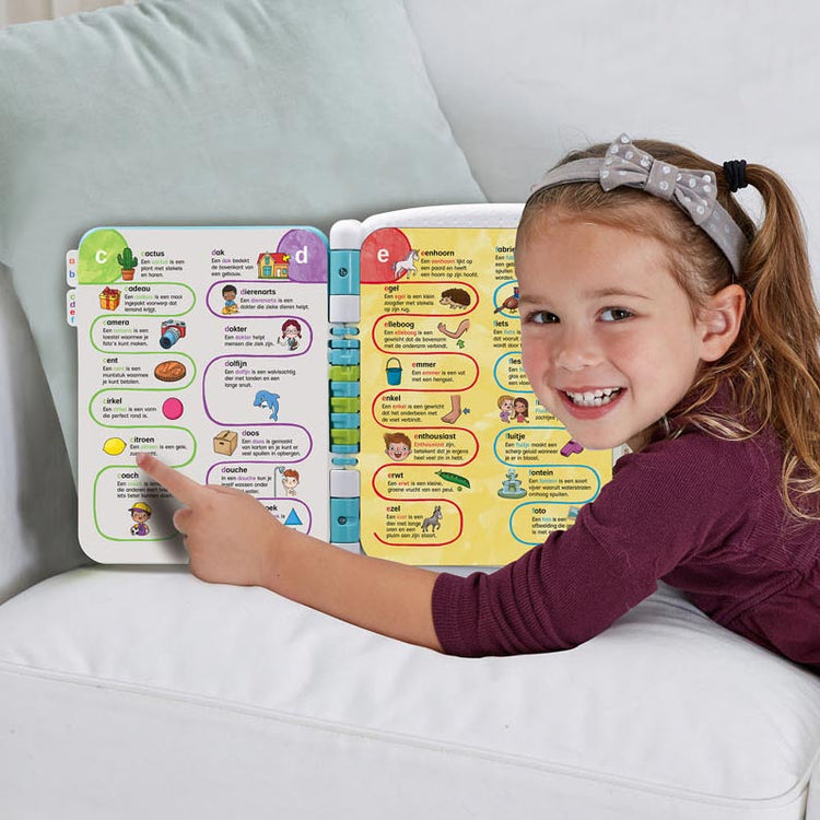 Vtech Kinderbuch mein interaktives Wörterbuch weiß Blaugrün