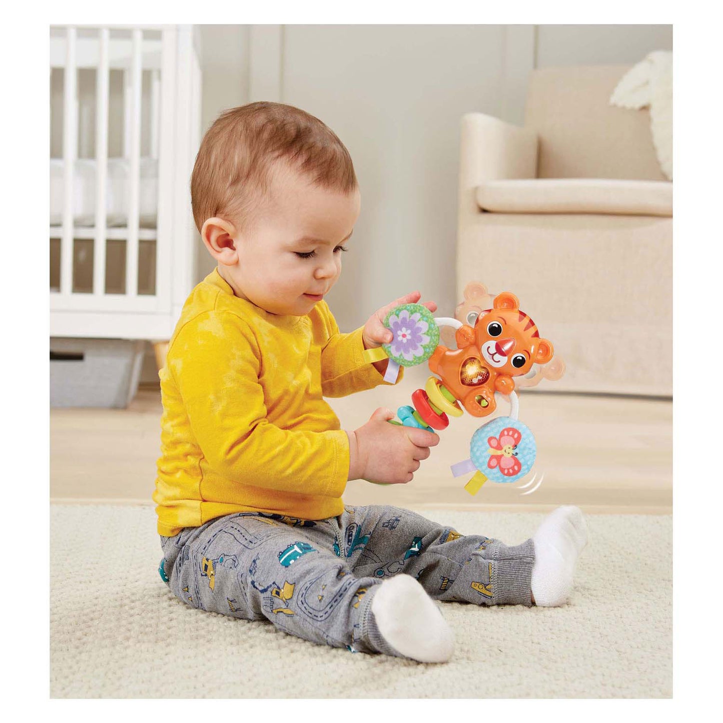 Vtech Tiger Rassel mit 35 + Melodien