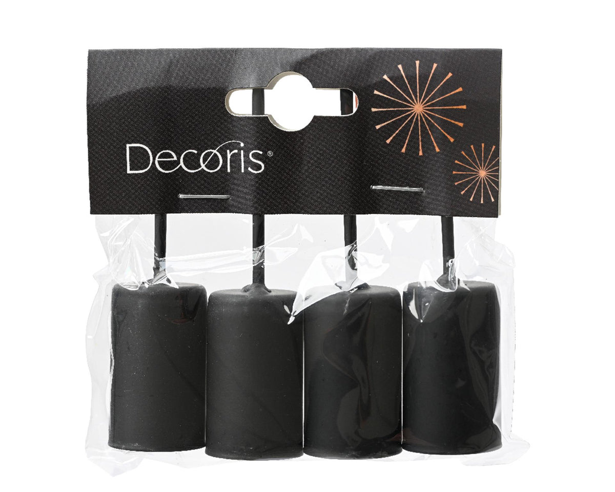 Decoris Kerzenständer für Blumenarrangement 4 Stück