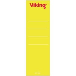 Aktenrückenetiketten Wikingergelb 10 Blatt Papier