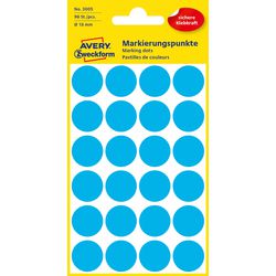 Markierungspunkte Avery Zweckform 3005 blau 96 Stück