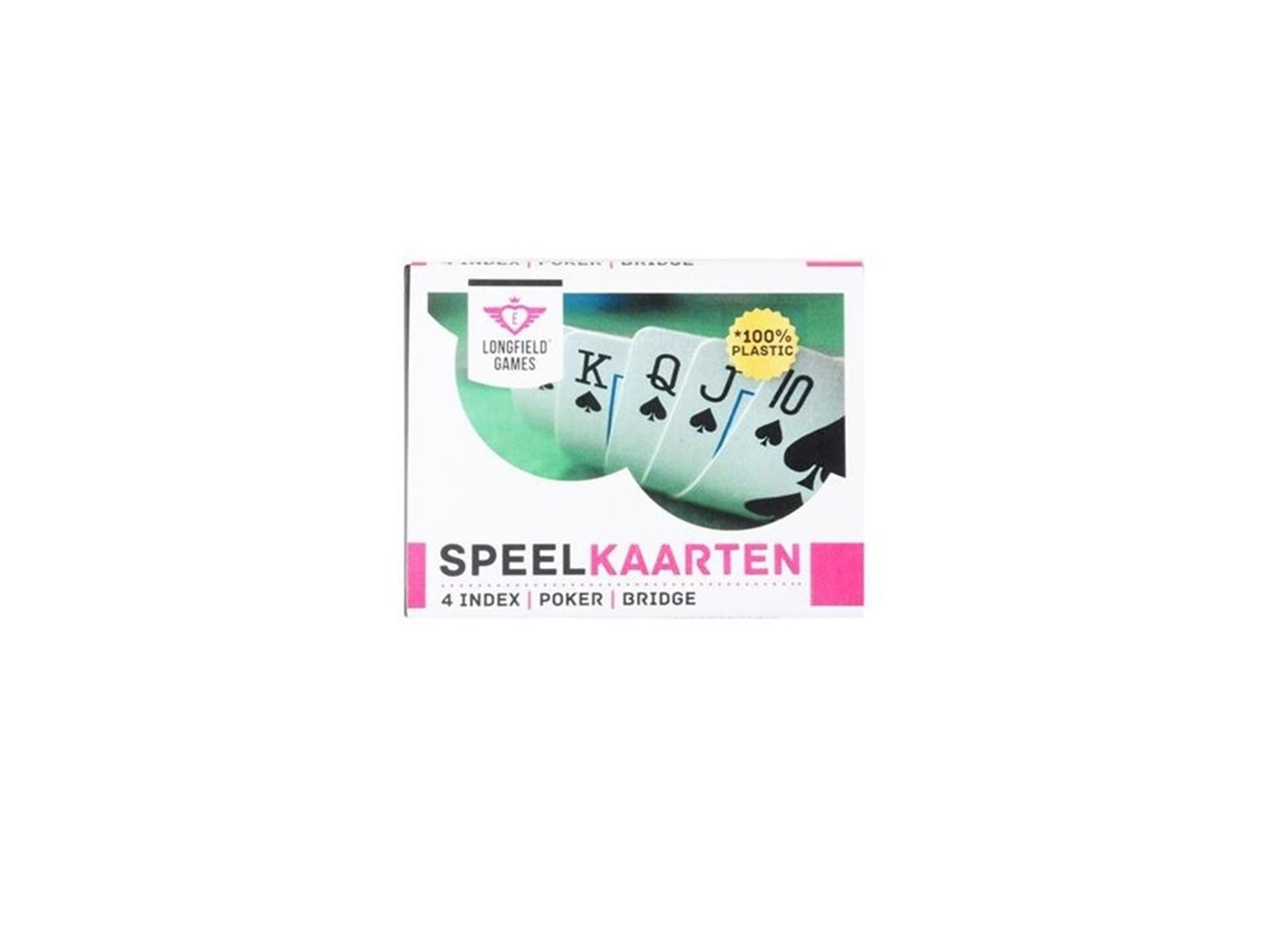 Karten spielen 100% Plastik, 2 Sätze in Art Dust Box