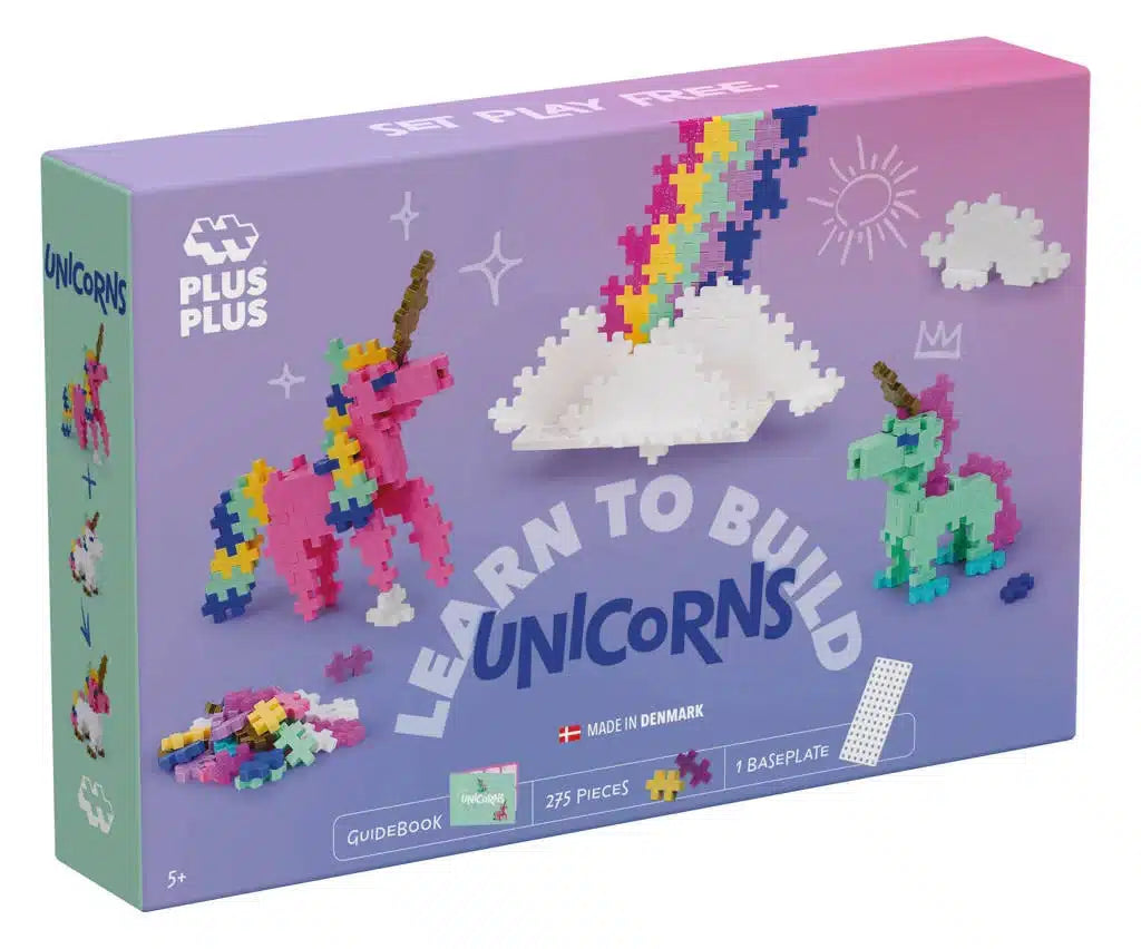 Plus Plus Einhorn bauen lernen Plus-Plus: 275 Teile (3908)