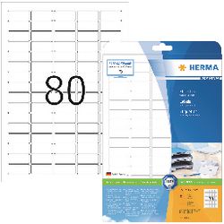 Unbranded sans marque herma labels white 35.6x16.9 premium a4 2000 pcs.