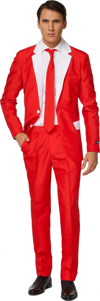 Suitmeister Weihnachtsmann-Outfit – Herrenkostüm – Weihnachten – Rot – Größe XXL