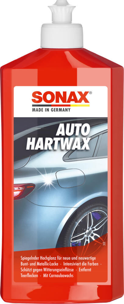 SONAX Auto Poliermittel Auto Herzwachs Auto Hartwachs 500 ml PET-Flasche
