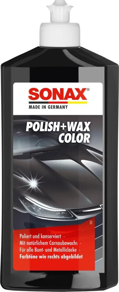 Sonax Farbpolitur + Wachs Schwarz Nanotechnologie