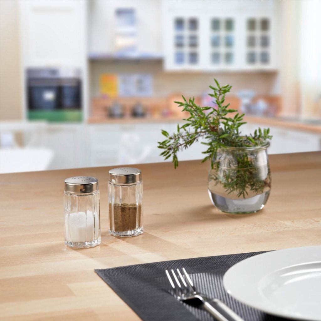 Westmark Westmark Pfeffer und Salz aus Glas Edelstahl