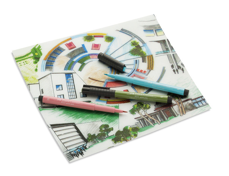 Faber Castell FC-167107 Zeichenstift Faber-Castell Pitt Artist Pen Manga 8-teiliges Federmäppchen Basic