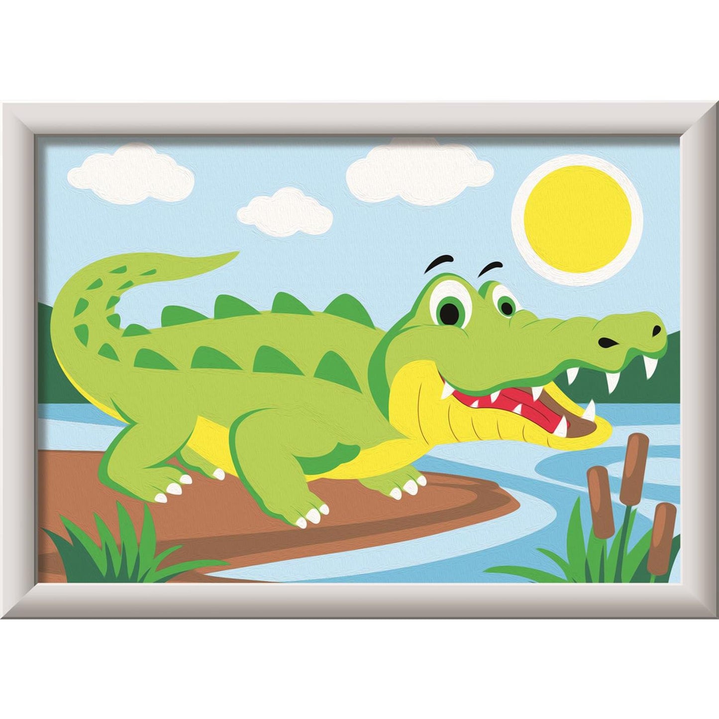 Ravensburger Kreart Gemälde auf Nummer Krokodil