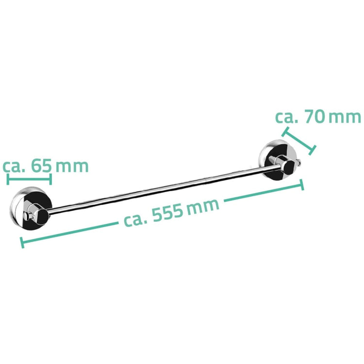 Ridder Ridder Handtuchstange 55.5x7x6,5 cm Chrom 12120000