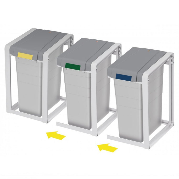 Hailo Hailo 0935-202 Profilin Öko XL (Basiseinheit) Abfallabscheider 38L Grau