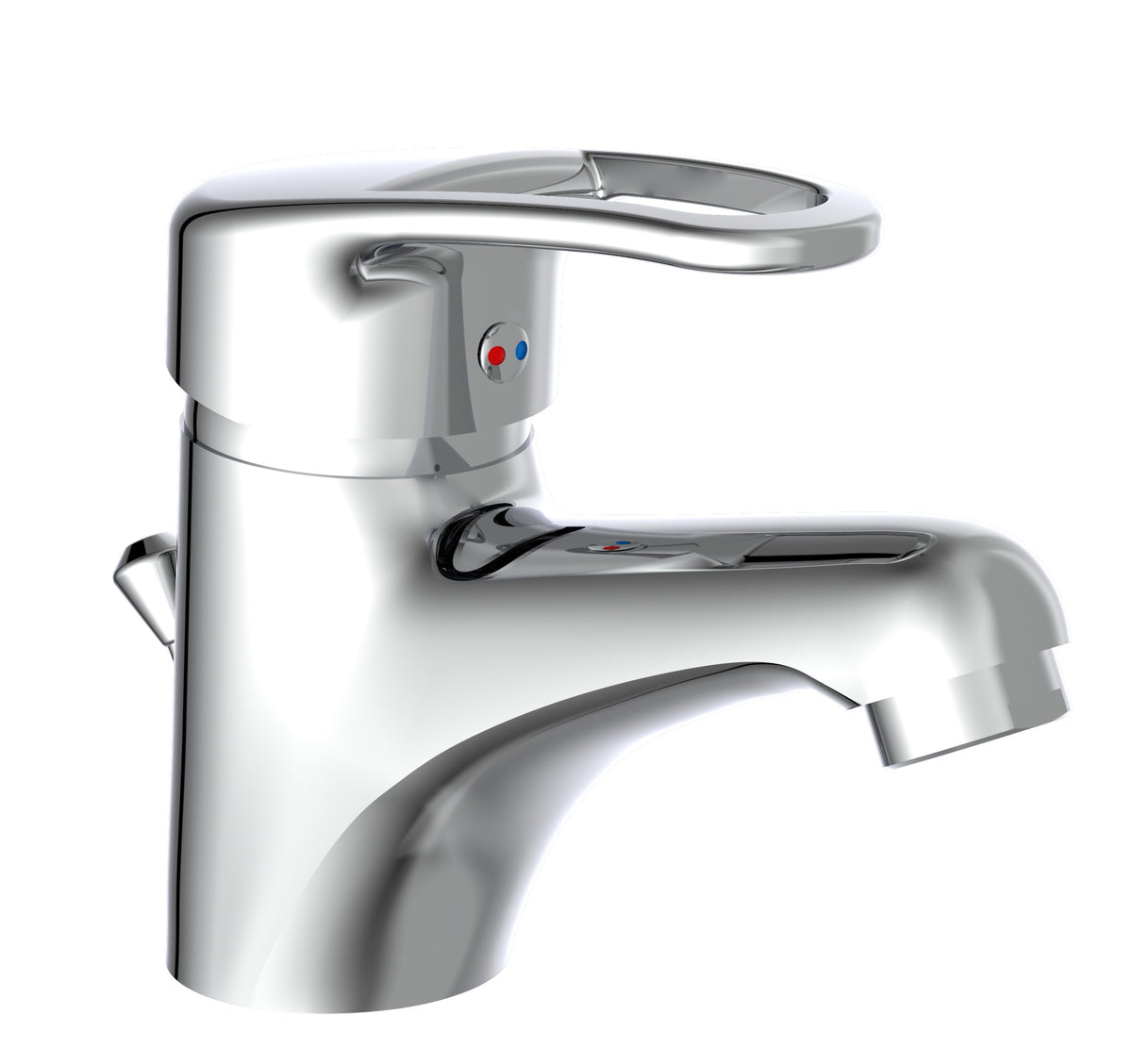 Schütte Schütte Washbeer Mixer Batoni Chrom -Verschärfung