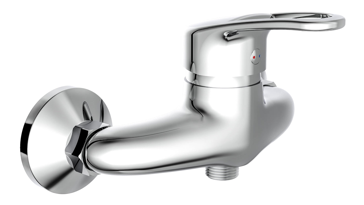Schütte Schütte Duschmixer Batoni Chrome -gelenkt