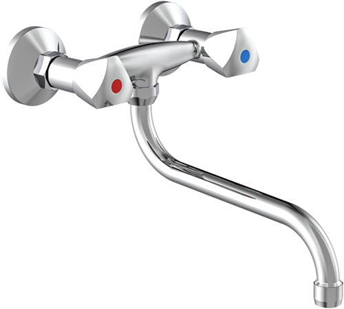 Schütte Schütte Zwei -Tutton -Wall -Mixer Cesti Chrom -Colored
